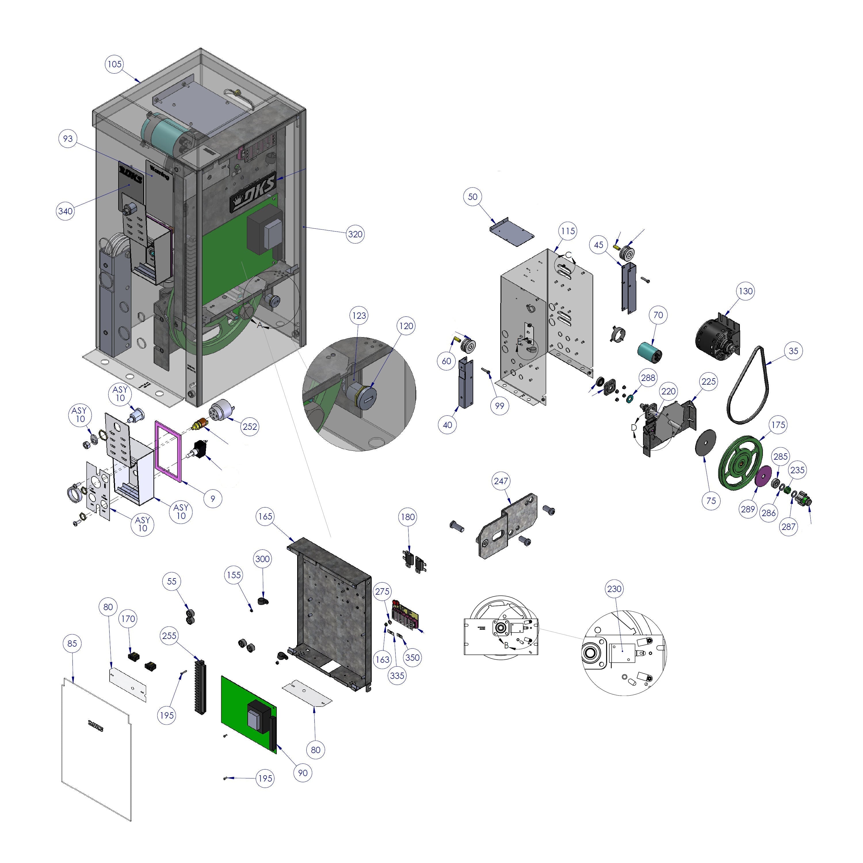 DoorKing 9100-380 Parts Diagram | theelitegateoffers.com