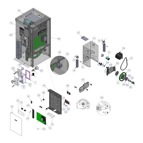 DoorKing 9100-380 Parts Diagram | theelitegateoffers.com