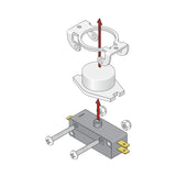 DoorKing 1814 Button Assembly for Commercial Intercoms | theelitegateoffers.com