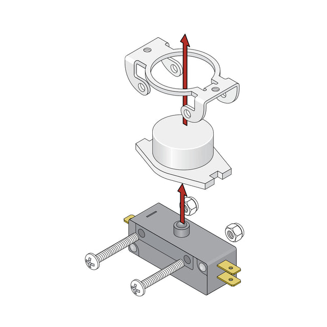 DoorKing 1814 Button Assembly for Commercial Intercoms | theelitegateoffers.com