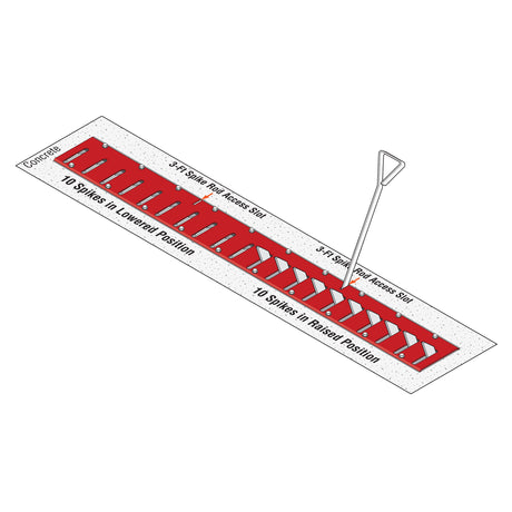 DoorKing 1610-012 Lock Down Handle for Traffic Spikes