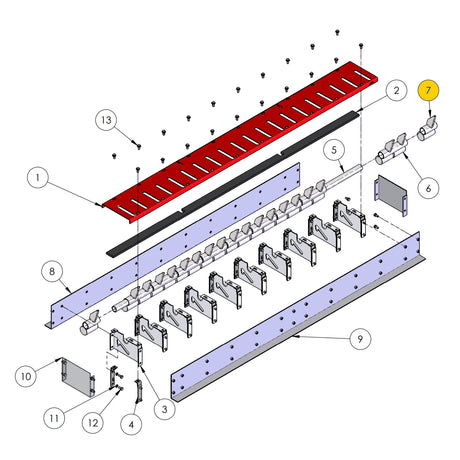 DoorKing 1610-045 Weighted Spike Assembly, illustration