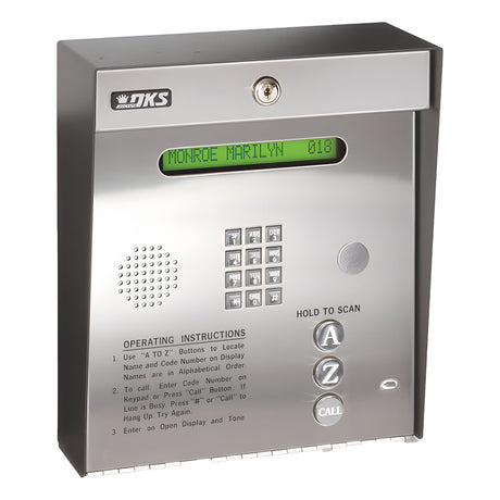 Doorking 1834-080 Telephone Intercom Entry System