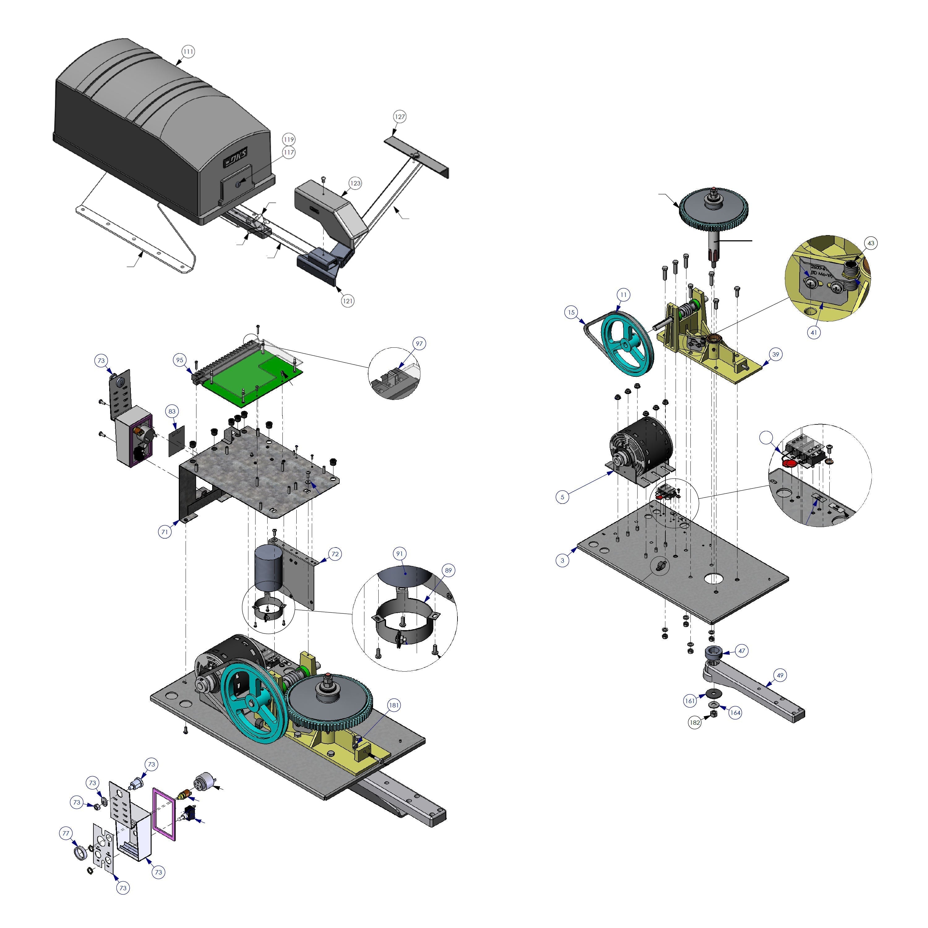 Doorking 6100-080 Parts Diagram | theelitegateoffers.com