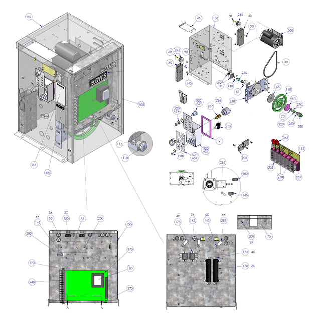 Doorking 9150-380 Parts Diagram | theelitegateoffers.com