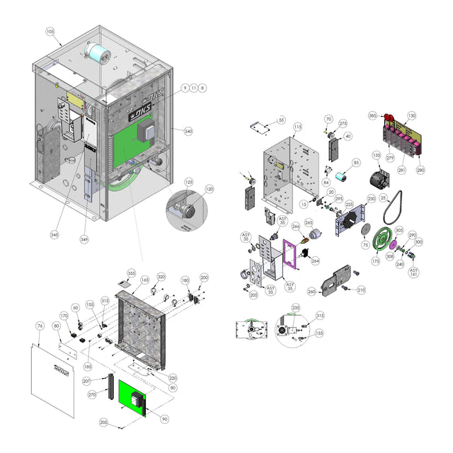 Doorking 9150-384 Parts Diagram | theelitegateoffers.com