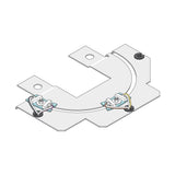 Doorking 6400-500 Limit Switch Kit with Harness, shown installed