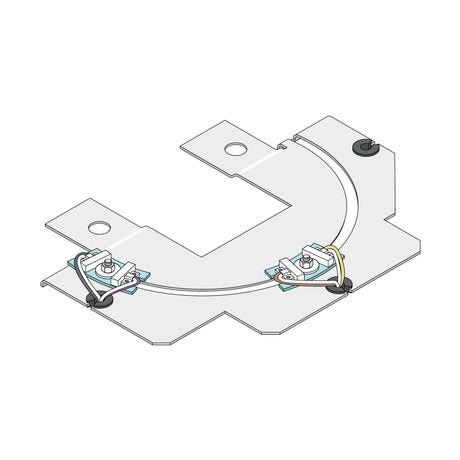 Doorking 6400-500 Limit Switch Kit with Harness, shown installed