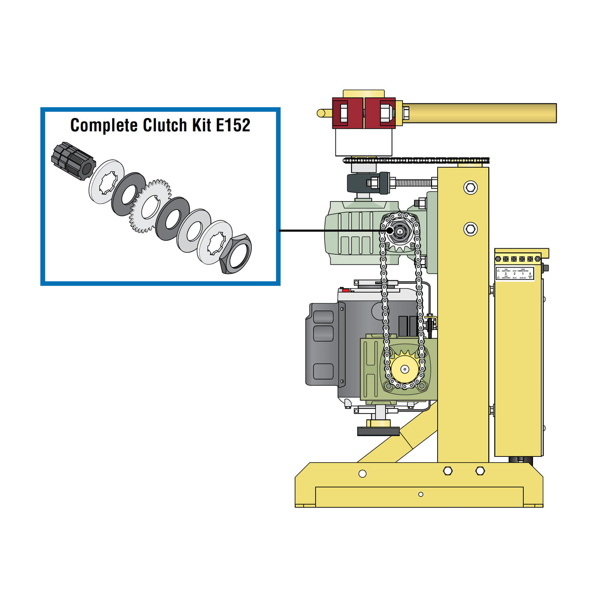 Eagle E152 Clutch Assembly for Swing Gate Operators