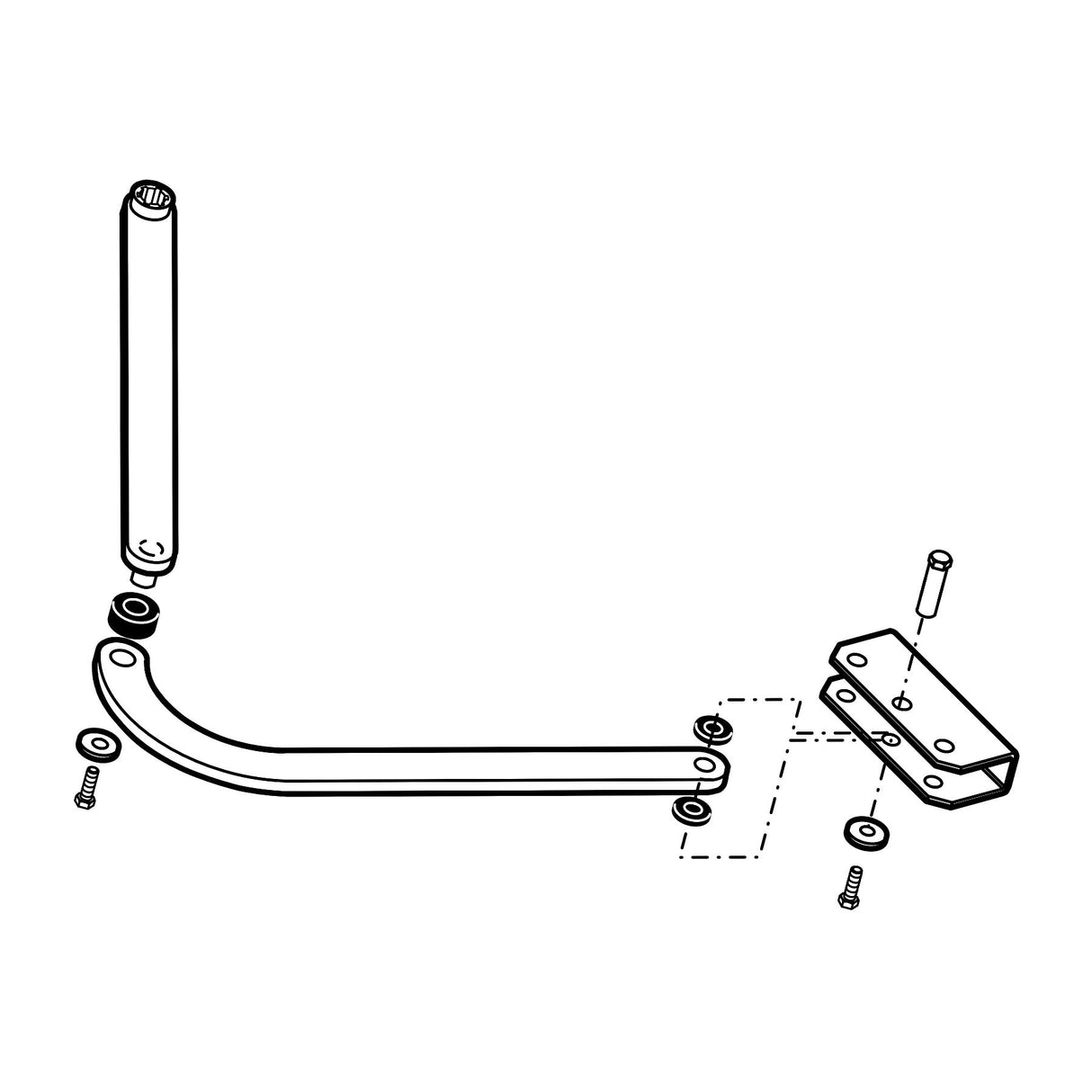 Viking FA-7387051 Articulated Arm for X390 Gate Operator | theelitegateoffers.com