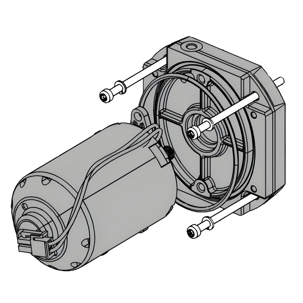 FAAC 63000376 Motor and Flange for S800H In-Ground Operators | theelitegateoffers.com