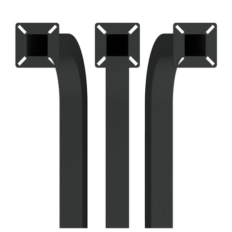 Doorking 1200-046 Gooseneck Post, showing different angles