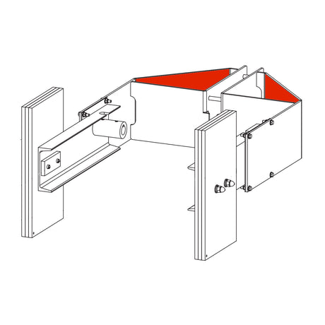 HySecurity MX001046 Bracket and Yoke Counterweight Type | theelitegateoffers.com