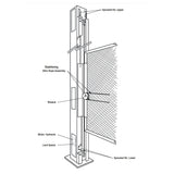 HySecurity MX001351 Kit de rueda dentada, inferior, HydraLift 20F