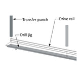 HySecurity MX002750 XtremeDrive Rack Install Kit, installation illustration