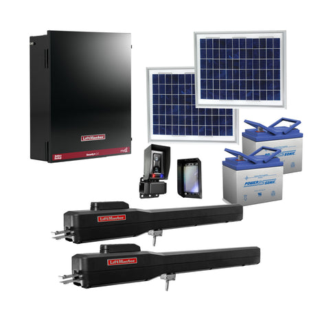 LiftMaster LA500XL20W Dual Solar Swing Gate Operator | theelitegateoffers.com