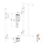 Locinox MAMMOTH180-9005 dimensions