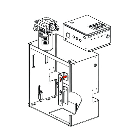 HySecurity MX001105 Drive Arm Pivot Kit, parts diagram