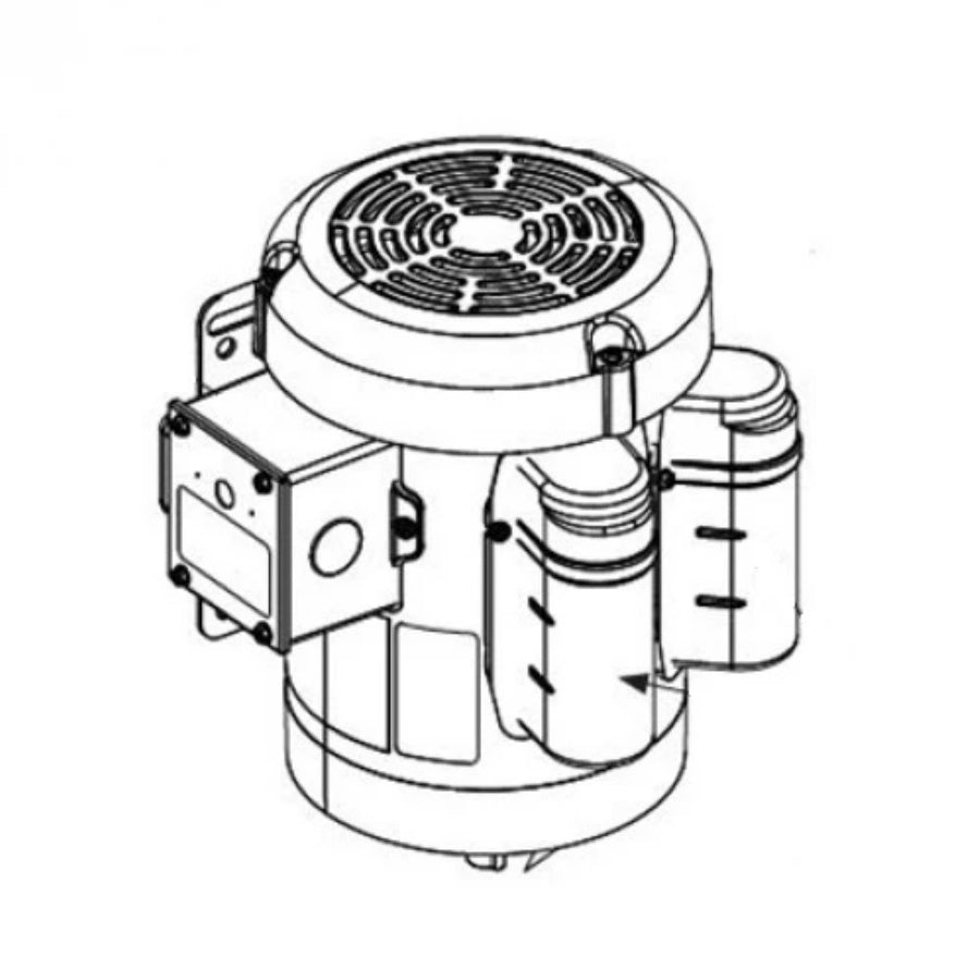 Motor de repuesto HySecurity MX001639 5 HP