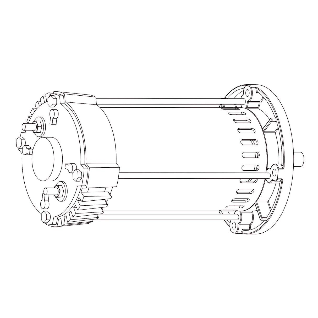 HySecurity MX001647 Motor de repuesto 2Hp (24VDC)