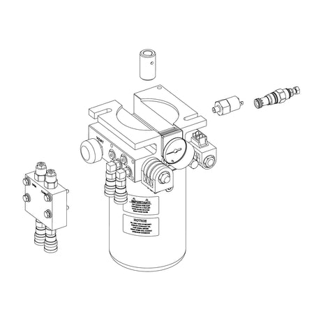 HySecurity MX001977 Pump Pack, parts diagram