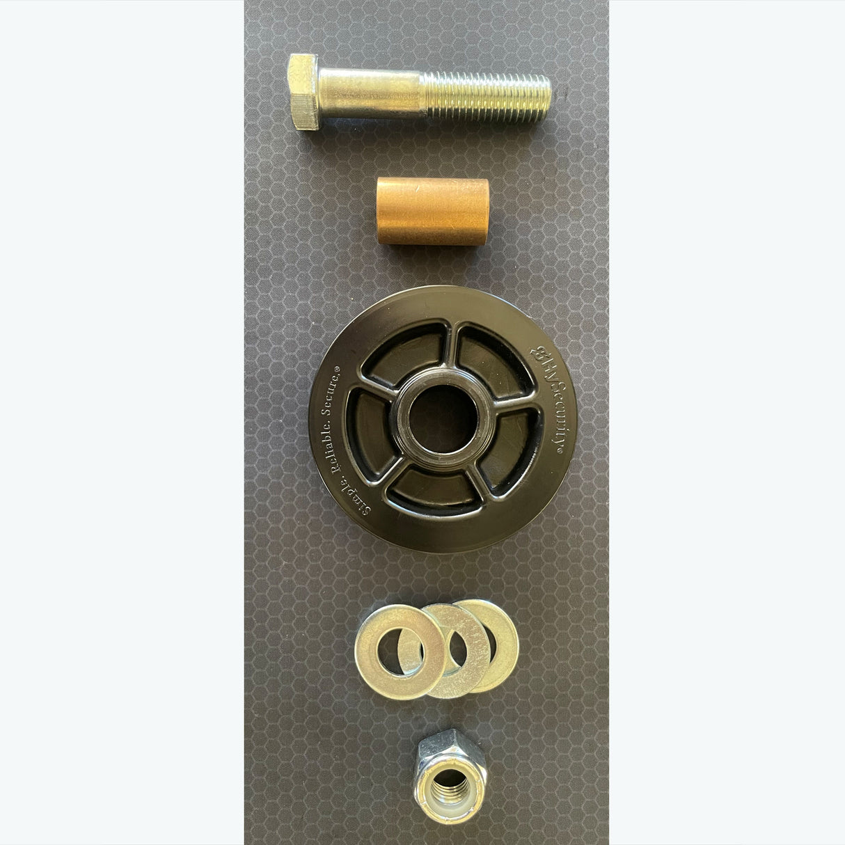 HySecurity MX002181 Rueda loca y guía de cadena