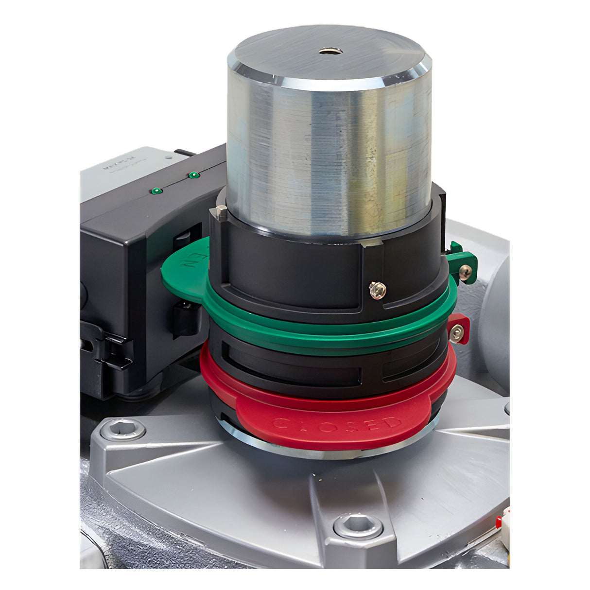 Maximum Controls MX022 Position Collar Assembly, shown on a gate operator | theelitegateoffers.com