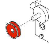 Polea de caja de cambios Allomatic PLY-25A