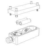 Miller Edge RB-TX10 Wireless Gate Transmitter, illustration