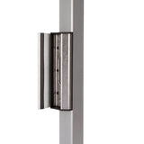 Locinox SAKLQF2-ALUM Adjustable Security Plate for Square Profiles | theelitegateoffers.com
