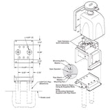Viking VA-F1PS Pipe Stand for F1 Swing Gate Operators