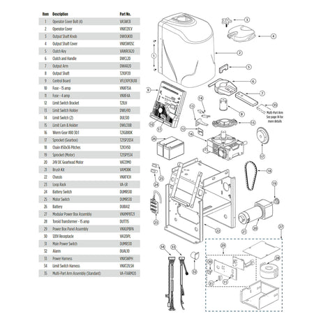 Viking Access T21NX Parts Diagram | theelitegateoffers.com