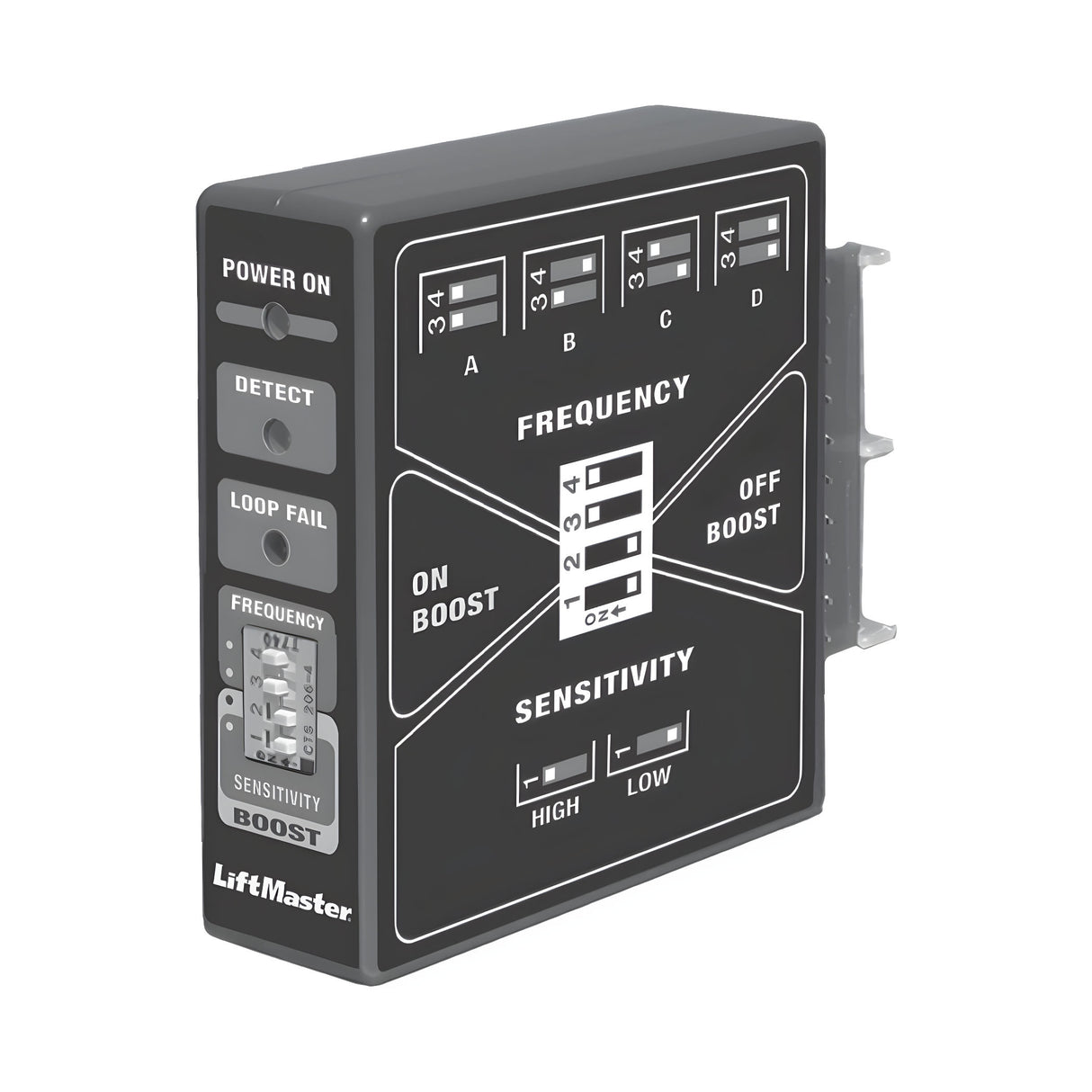 Liftmaster AELD Plug-In Loop Detector, side view