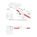 Doorking 1601-384 Folding Kit For Wood Arm, installation how-to