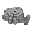DoorKing 6500-400 Hub Assembly for 6500 Operator  1/2 HP | theelitegateoffers.com