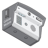 Doorking 2112 Internal Cellular Antenna Kit, shown on the intercom