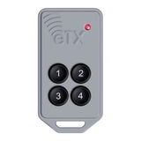 AES e-TX Key Fob Remote 4-Button 433 MHz | theelitegateoffers.com