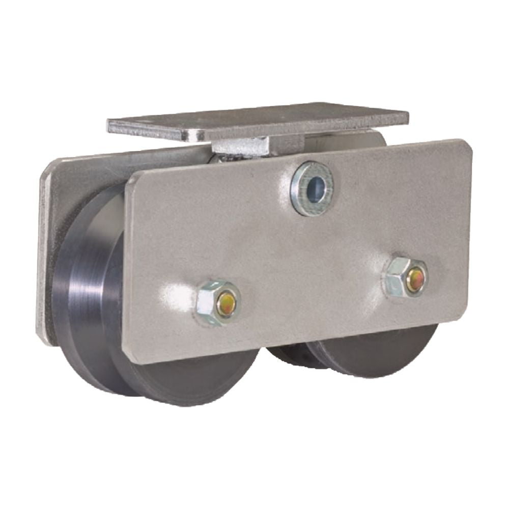 Doorking 1201-010 Tandem Steel V-Wheel Assembly