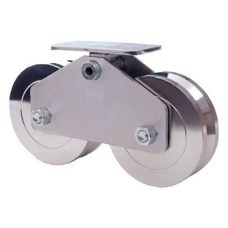 DoorKing 1201-215 Heavy-Duty Tandem V-Wheel Assembly - 6"  | theelitegateoffers.com