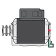 Doorking 1601-155 Motor 1/2 Hp
