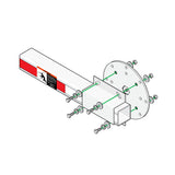 Doorking 1601-241 Standard Plastic Arm Mounting Kit