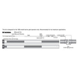 Doorking 1601-610 Folding Aluminum Round Arm 14 Ft, parts diagram