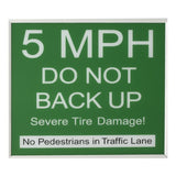 Doorking 1615-034 Warning Sign Replacement Panel (Green)