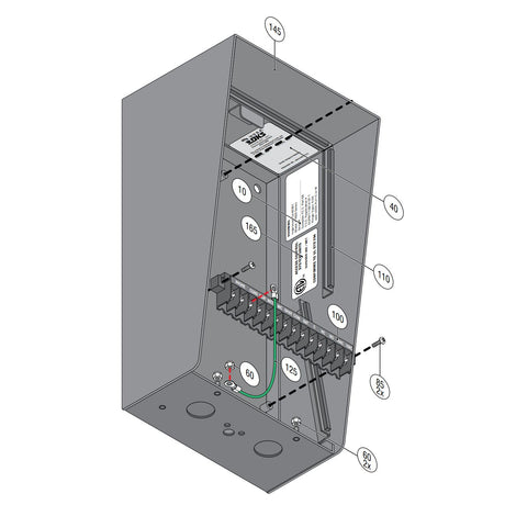 DoorKing 1802-104 Housing for 1802-EPD Entry Systems | theelitegateoffers.com