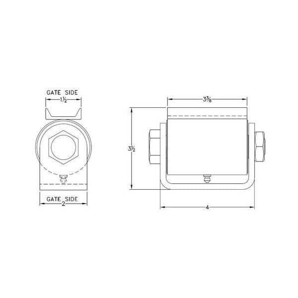 Liftmaster 2015P Hinge Dimensions