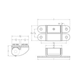 Liftmaster 2062P Hinge Dimensions