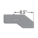 DoorKing 2600-631 Joint Cover for Swing Operators - Right, illustration