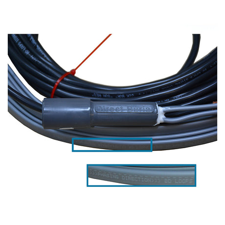 BD Loop Prefabricated Direct Burial Loop, zoomed in