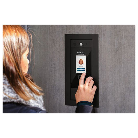 Liftmaster CAPXM Smart Video Intercom, flush mounted in the wall