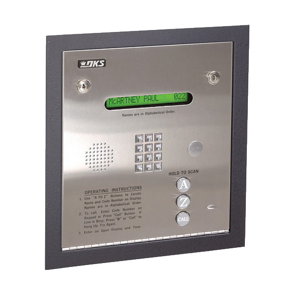 Doorking 1835-084 Flush-Mounted Telephone Entry System | theelitegateoffers.com